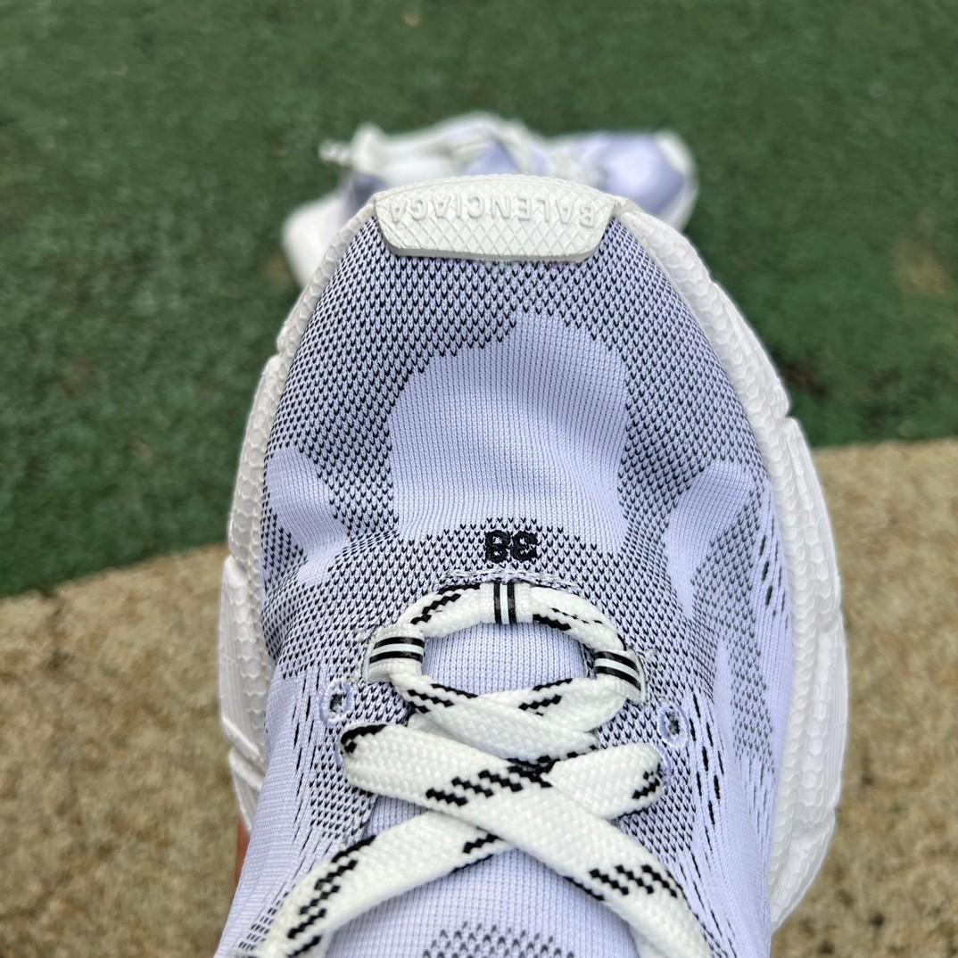 Balenciaga Under Armour® 3XL Knit Sneaker In White And Black Polyester - DopestKickz