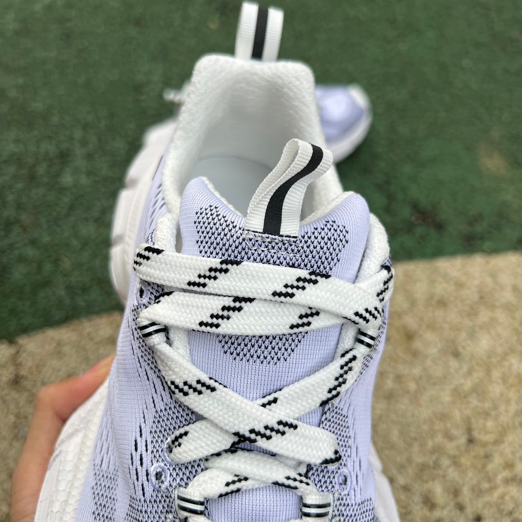 Balenciaga Under Armour® 3XL Knit Sneaker In White And Black Polyester - DopestKickz