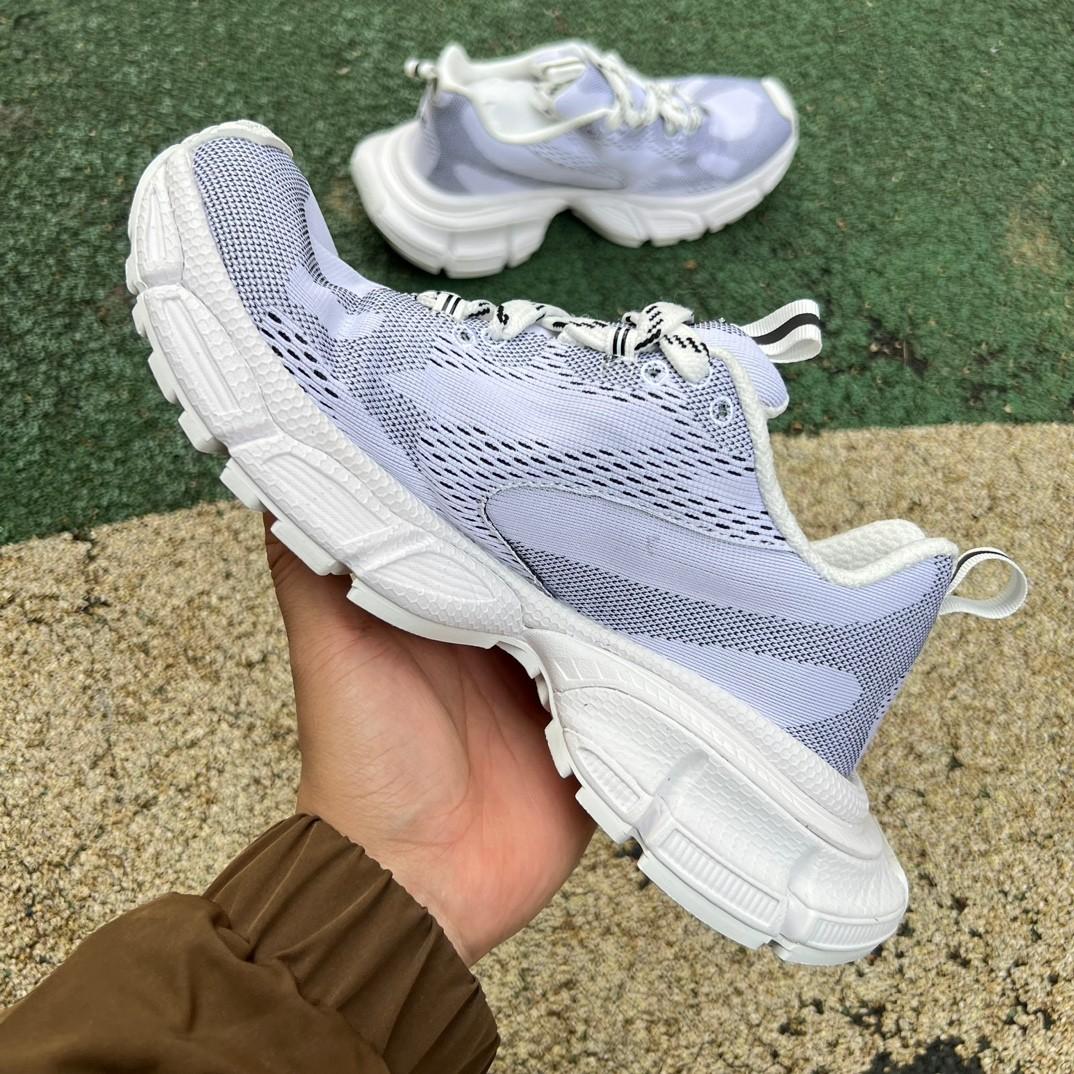 Balenciaga Under Armour® 3XL Knit Sneaker In White And Black Polyester - DopestKickz