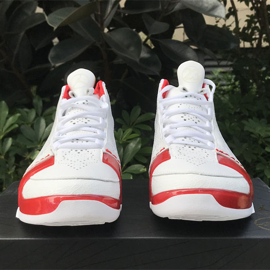 Jordan Air Jordan 23 White Varsity Red Sneaker   318376-161 - DopestKickz