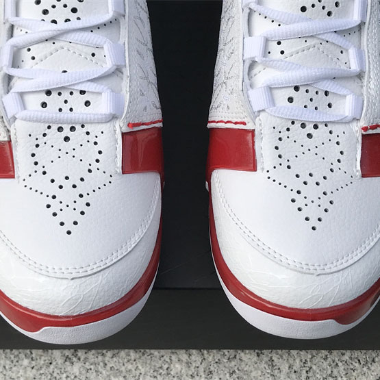 Jordan Air Jordan 23 White Varsity Red Sneaker   318376-161 - DopestKickz