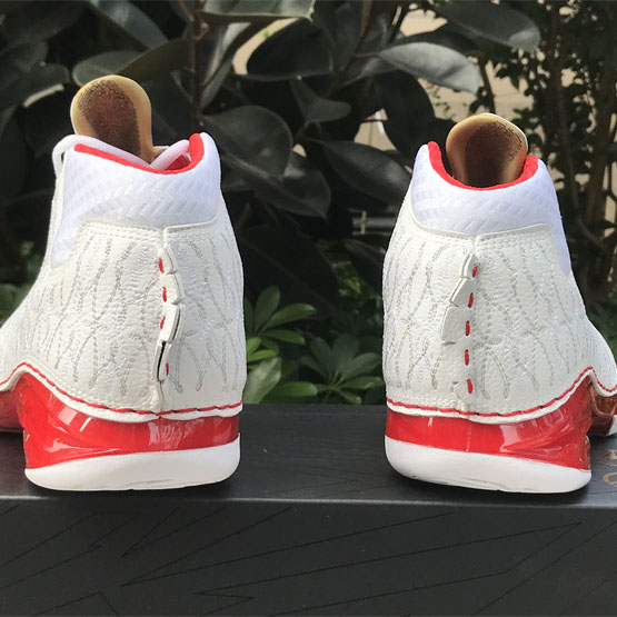 Jordan Air Jordan 23 White Varsity Red Sneaker   318376-161 - DopestKickz
