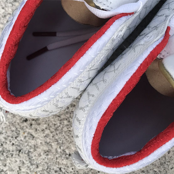 Jordan Air Jordan 23 White Varsity Red Sneaker   318376-161 - DopestKickz