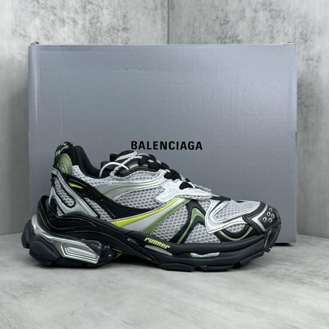 Balenciaga Runner 2.0 Sneaker In Silver - DopestKickz