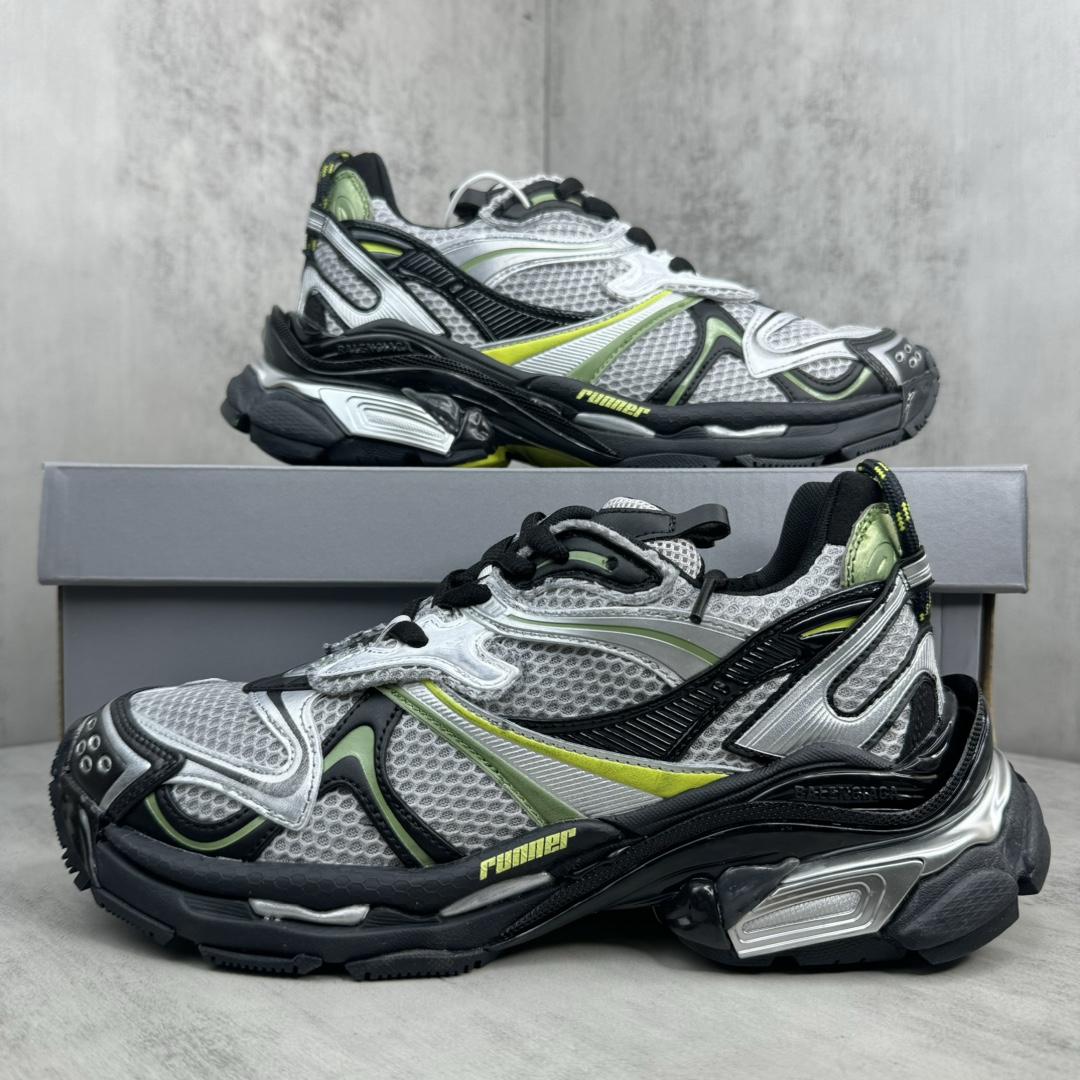 Balenciaga Runner 2.0 Sneaker In Silver - DopestKickz