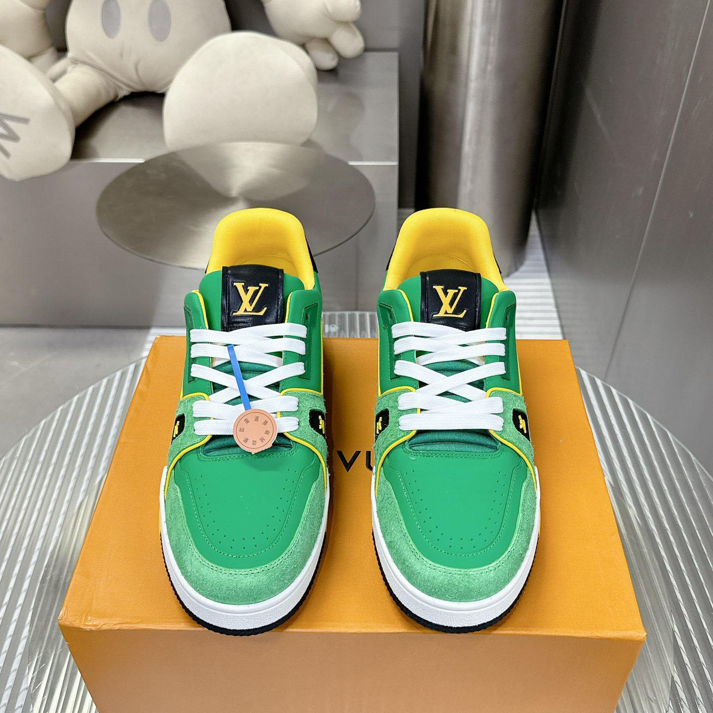 Louis Vuitton LV Trainer Sneaker   - DopestKickz
