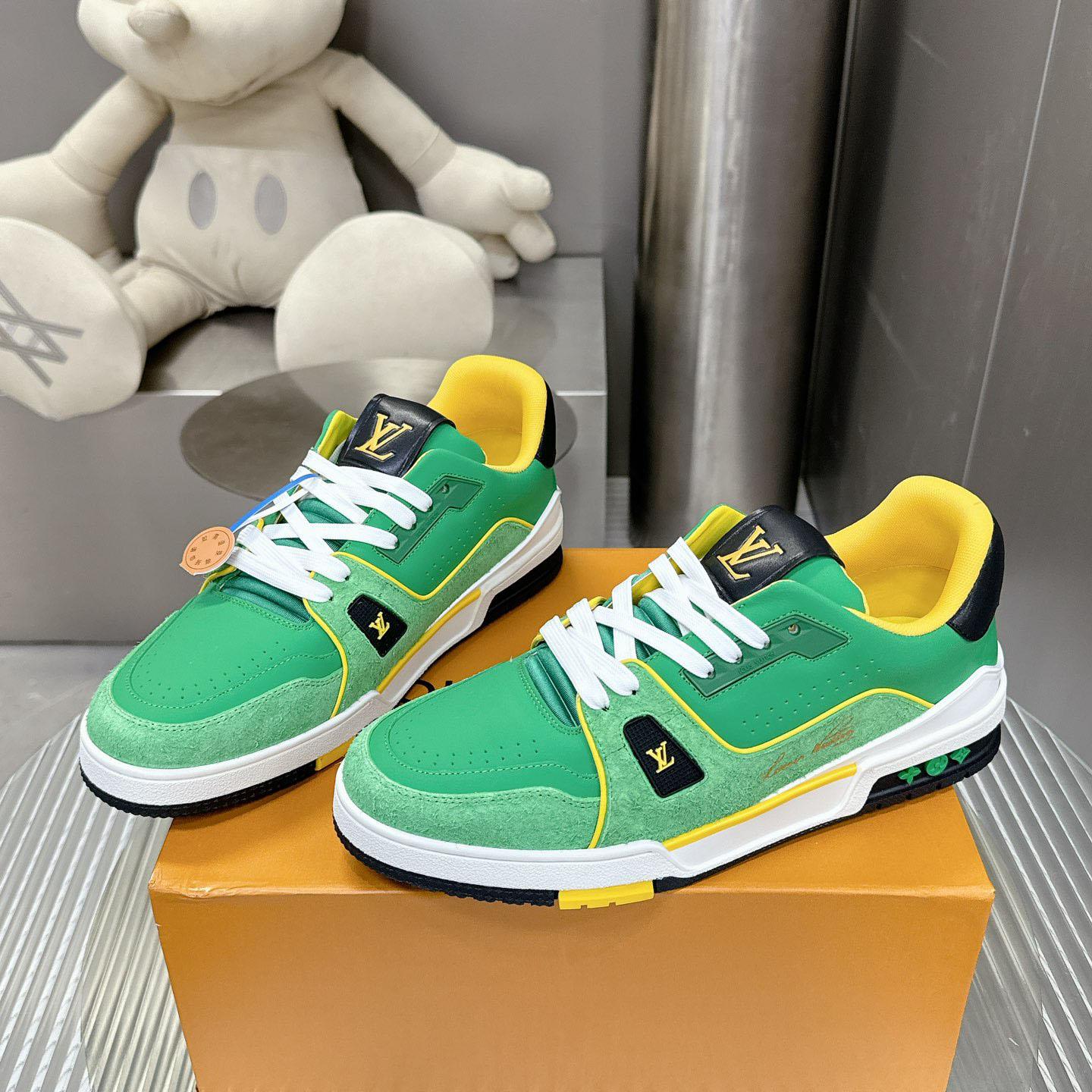 Louis Vuitton LV Trainer Sneaker   - DopestKickz