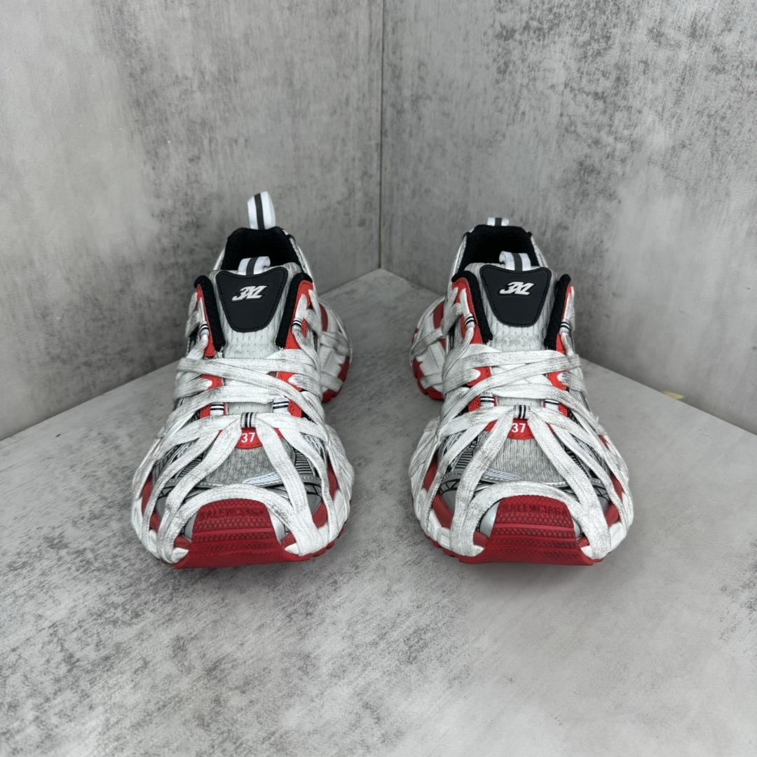 Balenciaga 3XL Extreme Lace Sneaker In Grey/red/black/white  - DopestKickz
