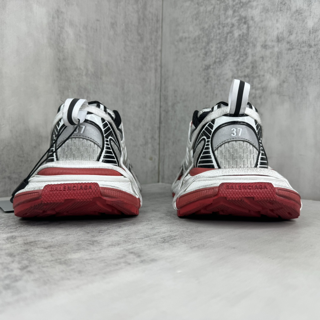 Balenciaga 3XL Extreme Lace Sneaker In Grey/red/black/white  - DopestKickz