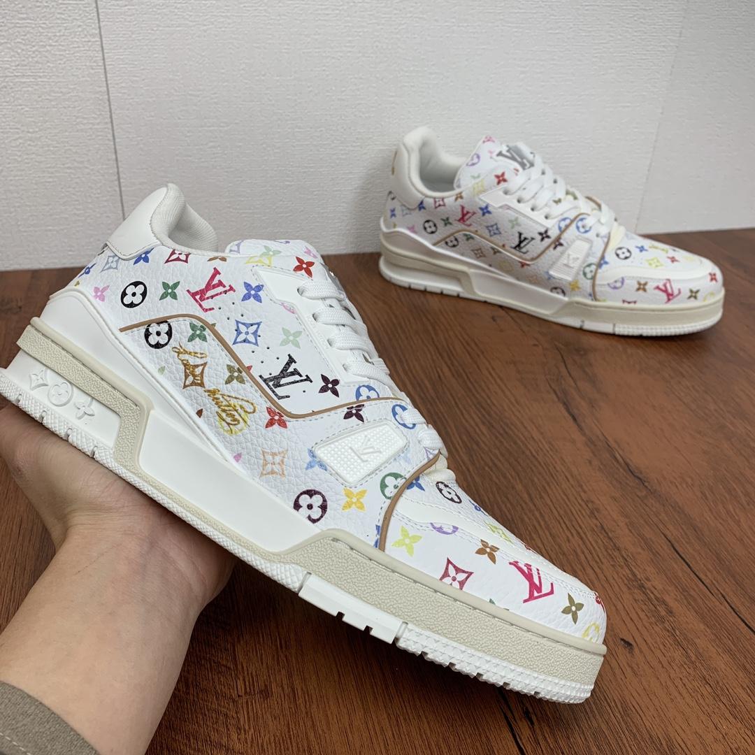 Louis Vuitton LV x TM LV Trainer Sneaker   - DopestKickz