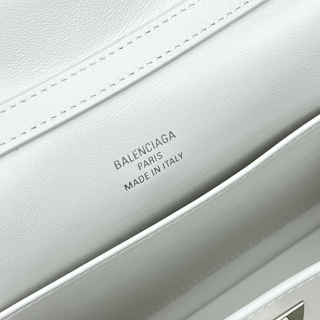 Balenciaga Rodeo Mini Handbag In White - DopestKickz