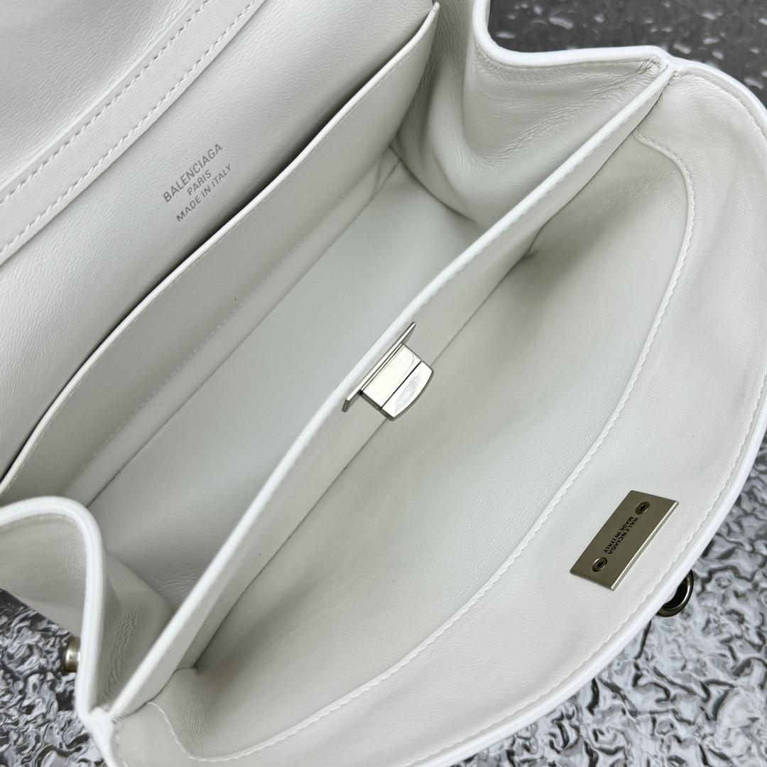 Balenciaga Rodeo Mini Handbag In White - DopestKickz