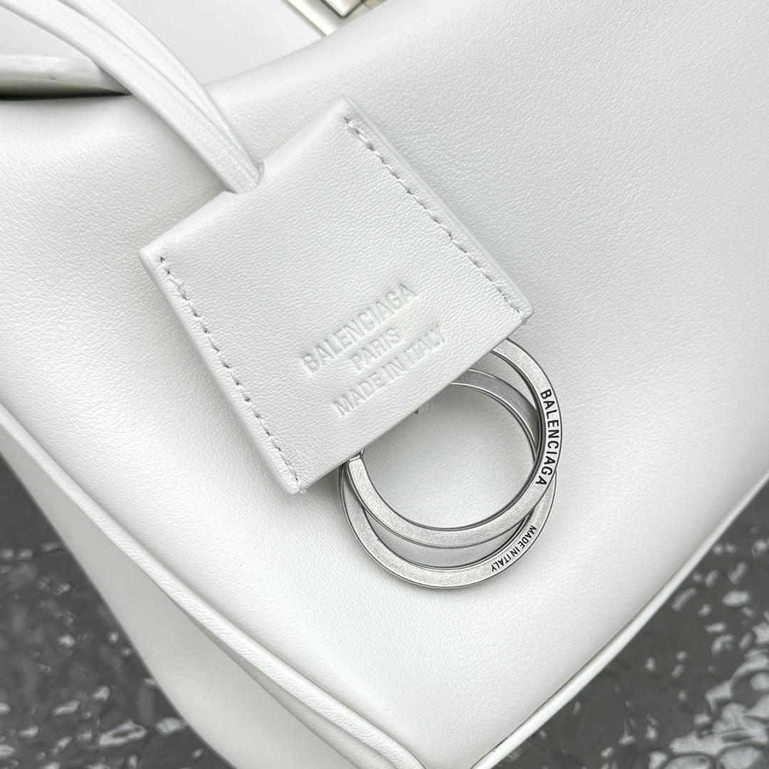 Balenciaga Rodeo Mini Handbag In White - DopestKickz