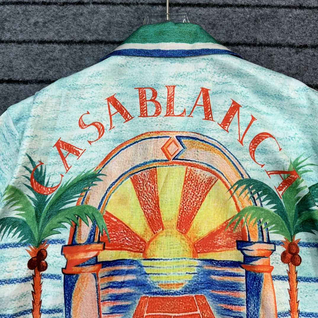 Casablanca Day Of Victory Linen Shirt  - DopestKickz