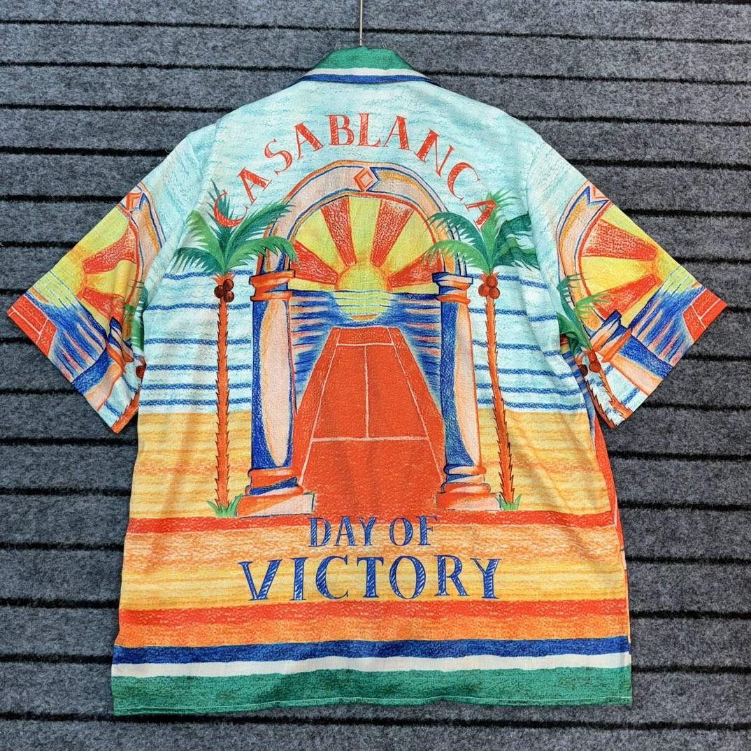 Casablanca Day Of Victory Linen Shirt  - DopestKickz