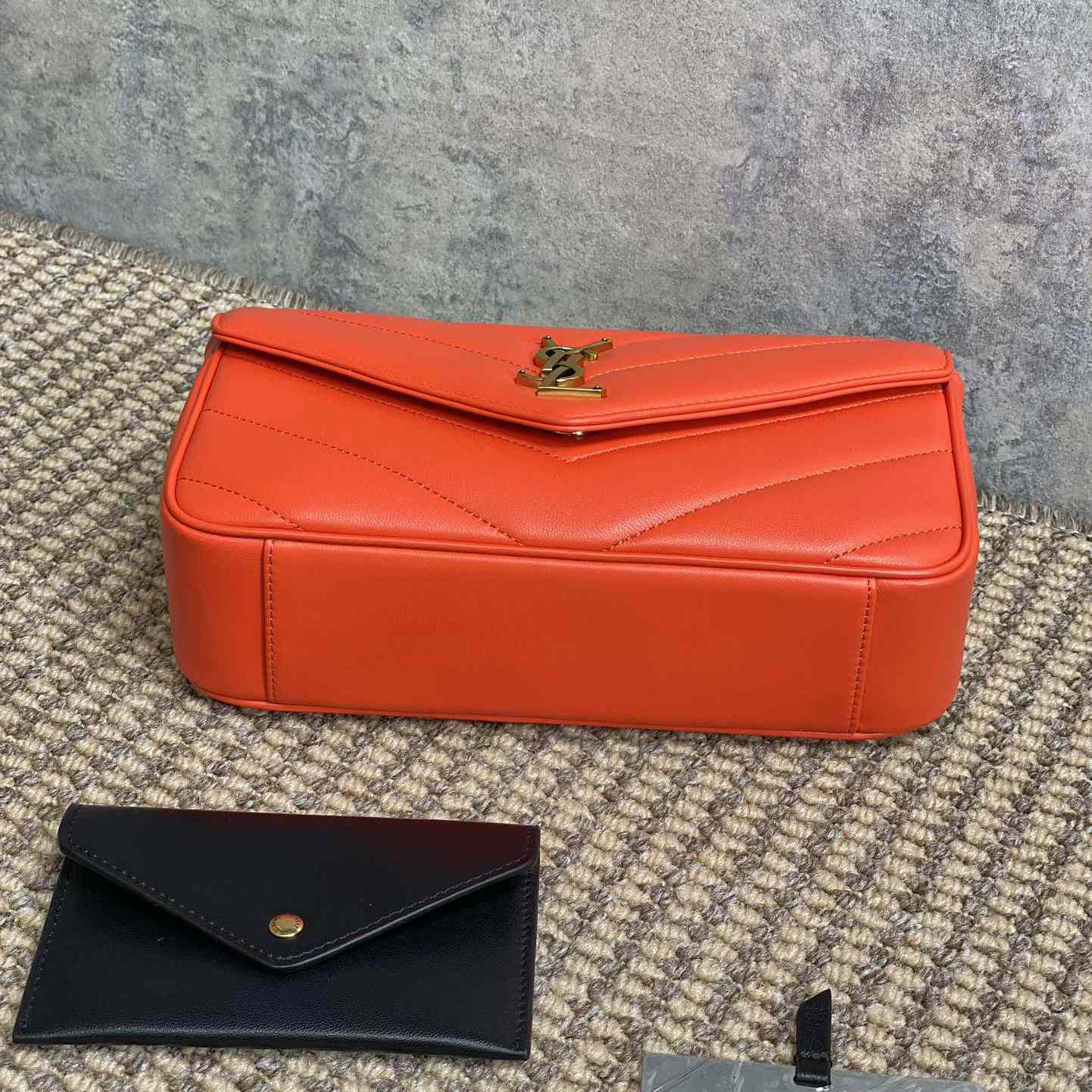 Saint Laurent Loulou Small In Matelasse Lambskin - DopestKickz