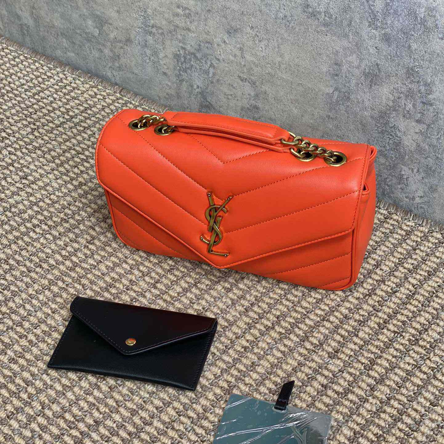 Saint Laurent Loulou Small In Matelasse Lambskin - DopestKickz