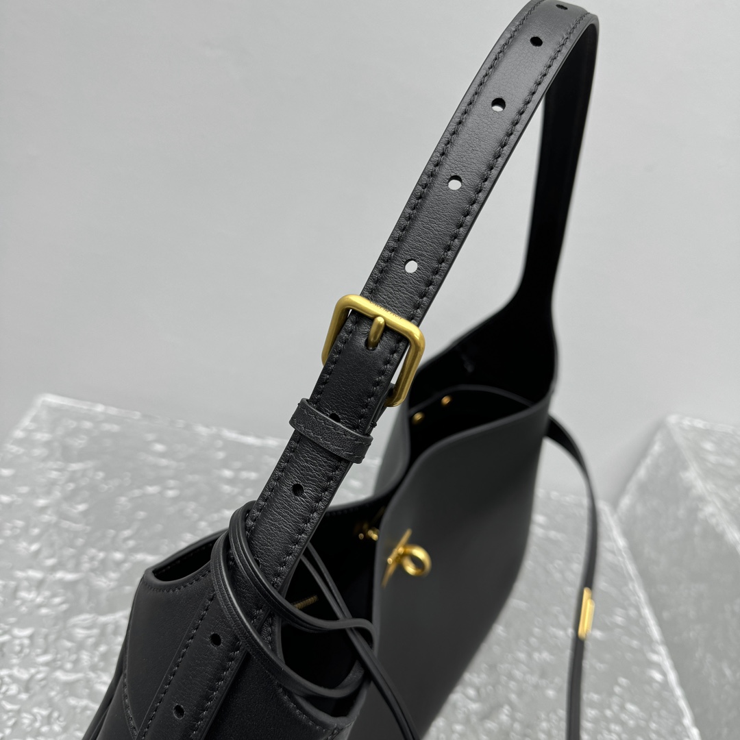 Balenciaga Bel Air Small Shoulder Bag In Black  - DopestKickz