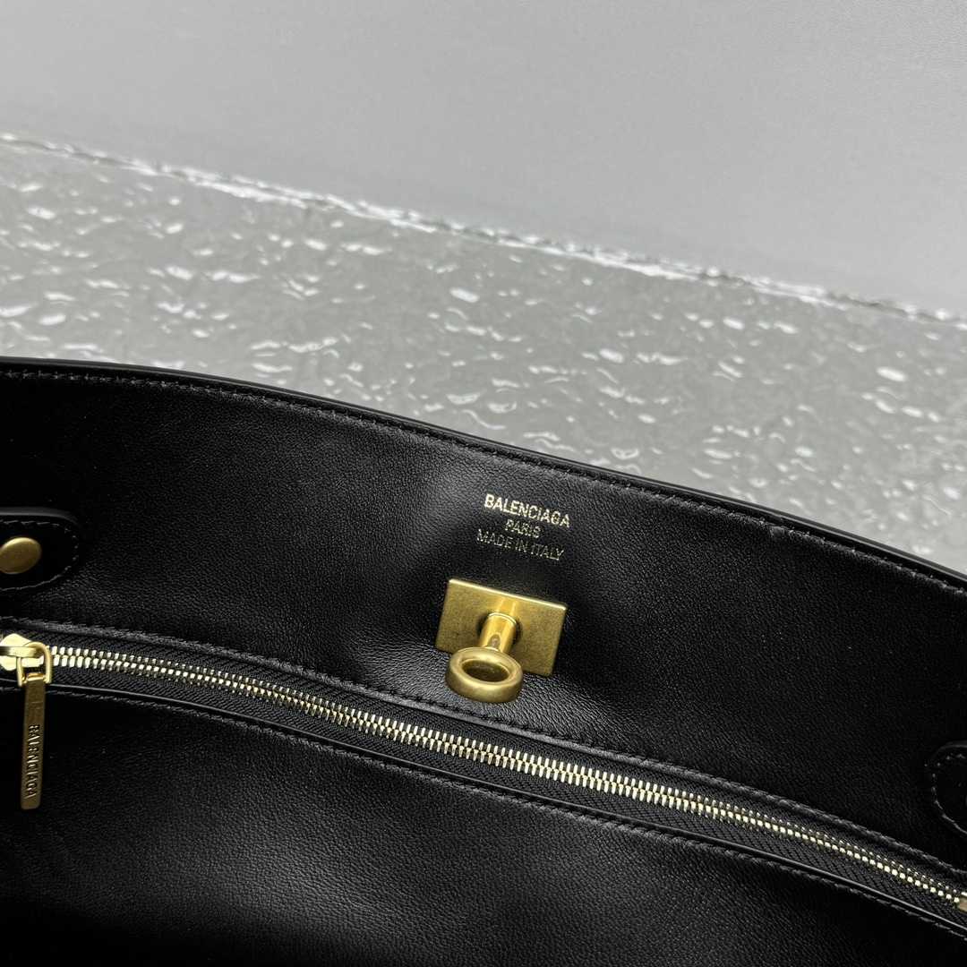 Balenciaga Bel Air Small Shoulder Bag In Black  - DopestKickz