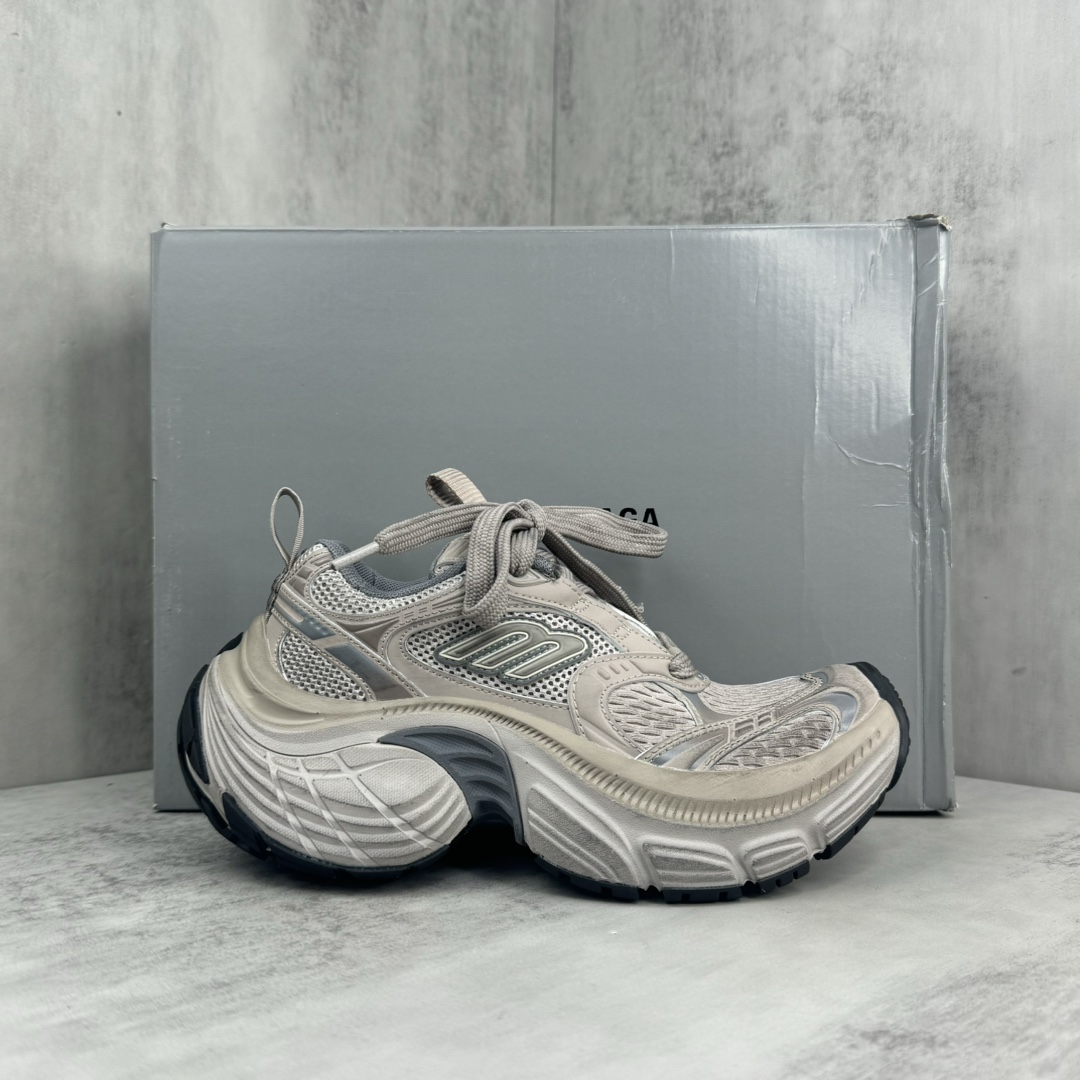 Balenciaga 6XL Sneaker In Taupe, Grey And Black - DopestKickz