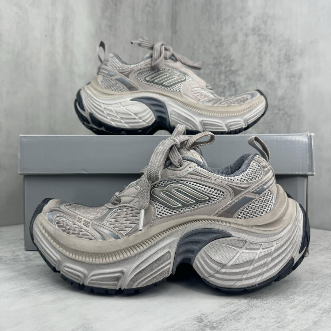 Balenciaga 6XL Sneaker In Taupe, Grey And Black - DopestKickz