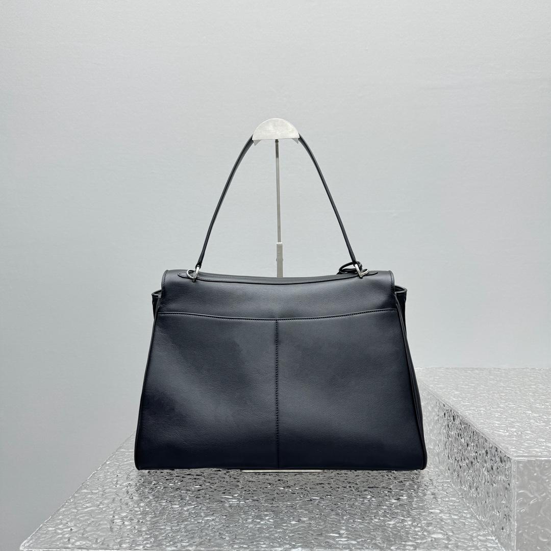 Balenciaga Rodeo Large Handbag In Black - DopestKickz