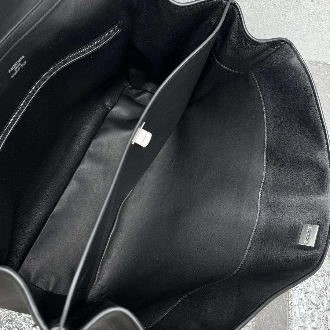 Balenciaga Rodeo Large Handbag In Black - DopestKickz