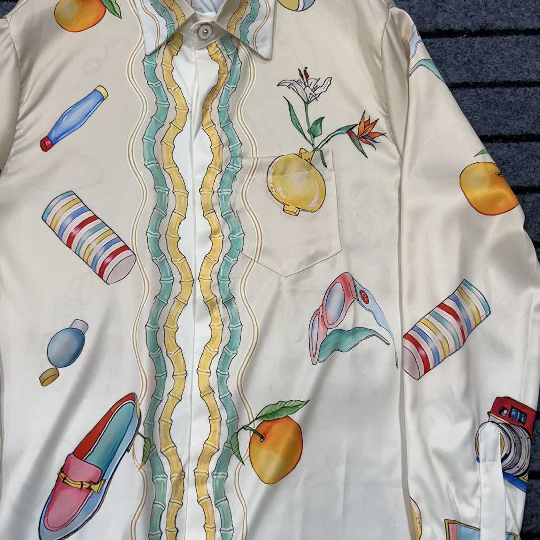 Casablanca All-over Printed Shirt  - DopestKickz