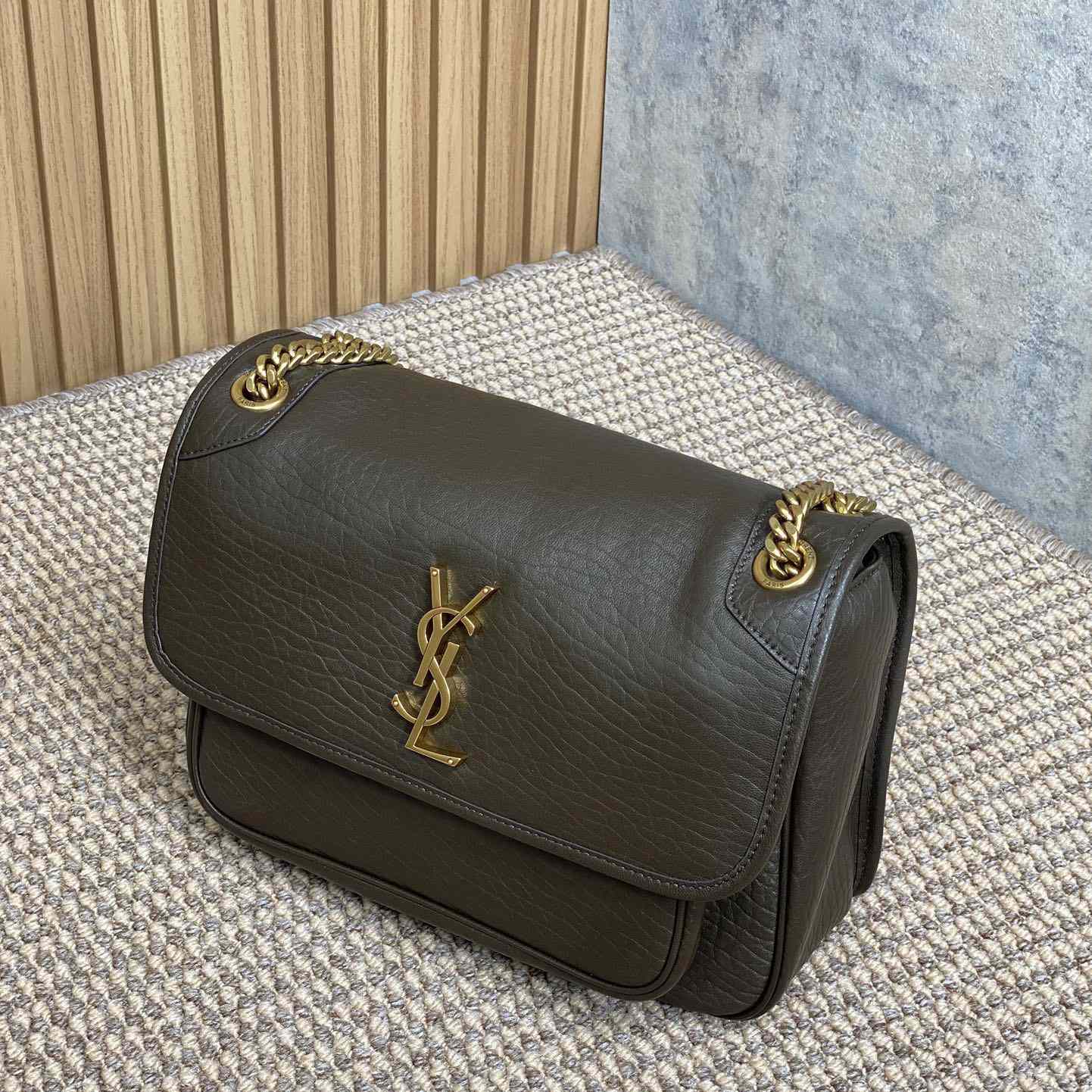 Saint Laurent Niki Medium In Grained Lambskin - DopestKickz