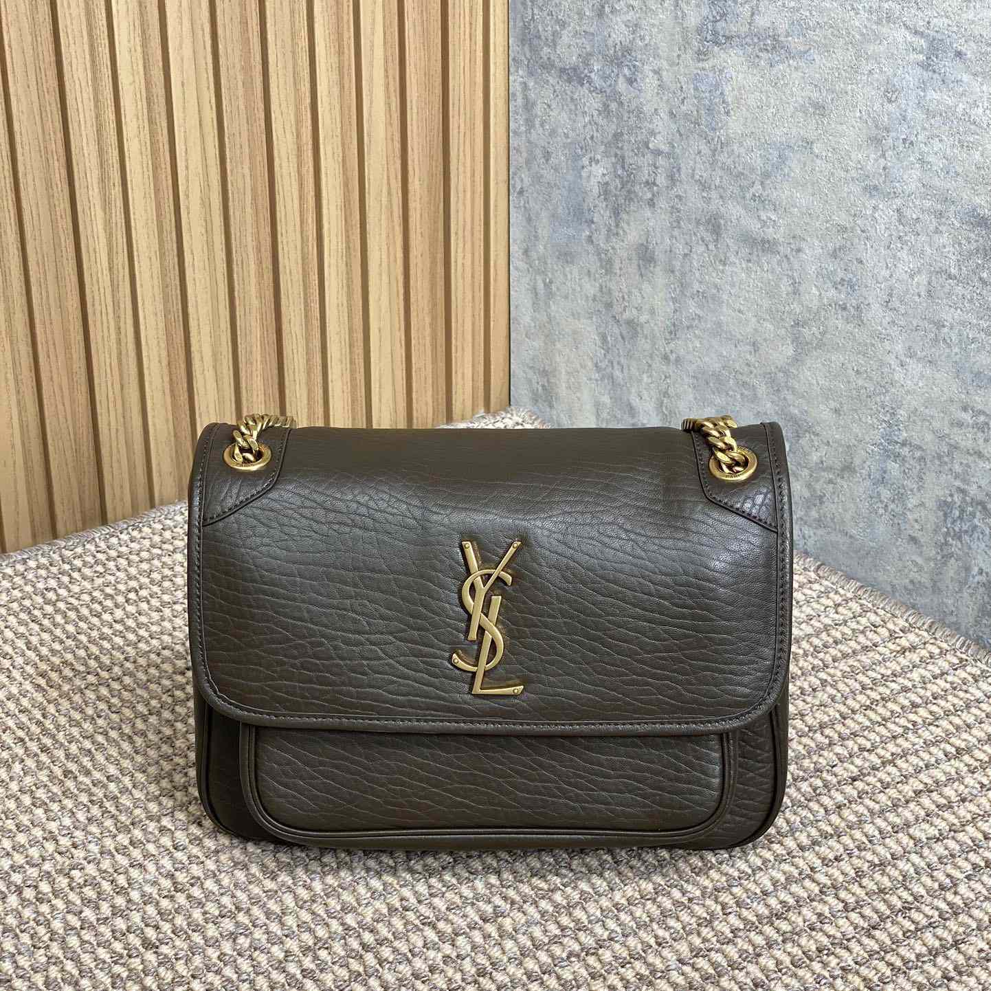 Saint Laurent Niki Medium In Grained Lambskin - DopestKickz