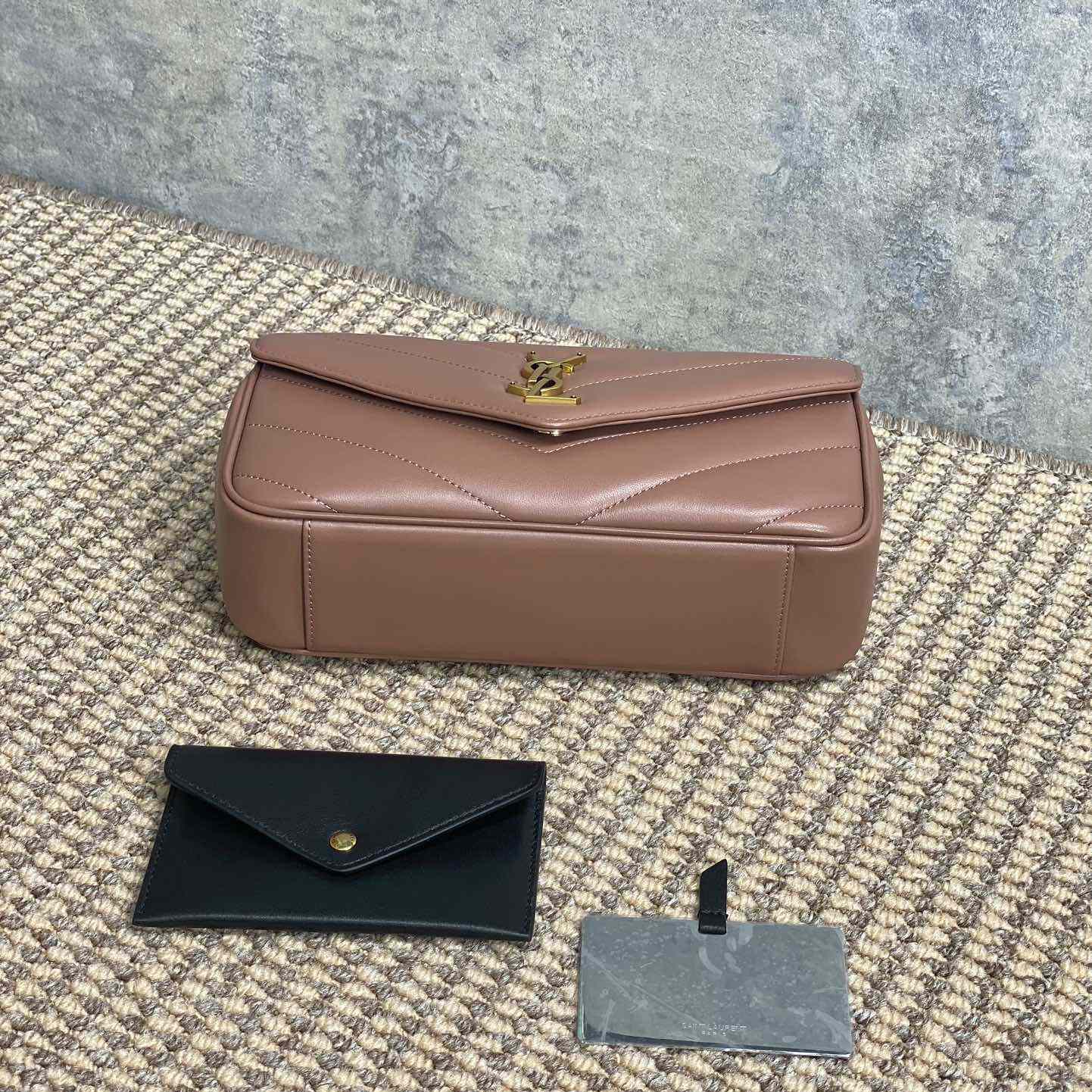 Saint Laurent Loulou Small In Matelasse Lambskin - DopestKickz