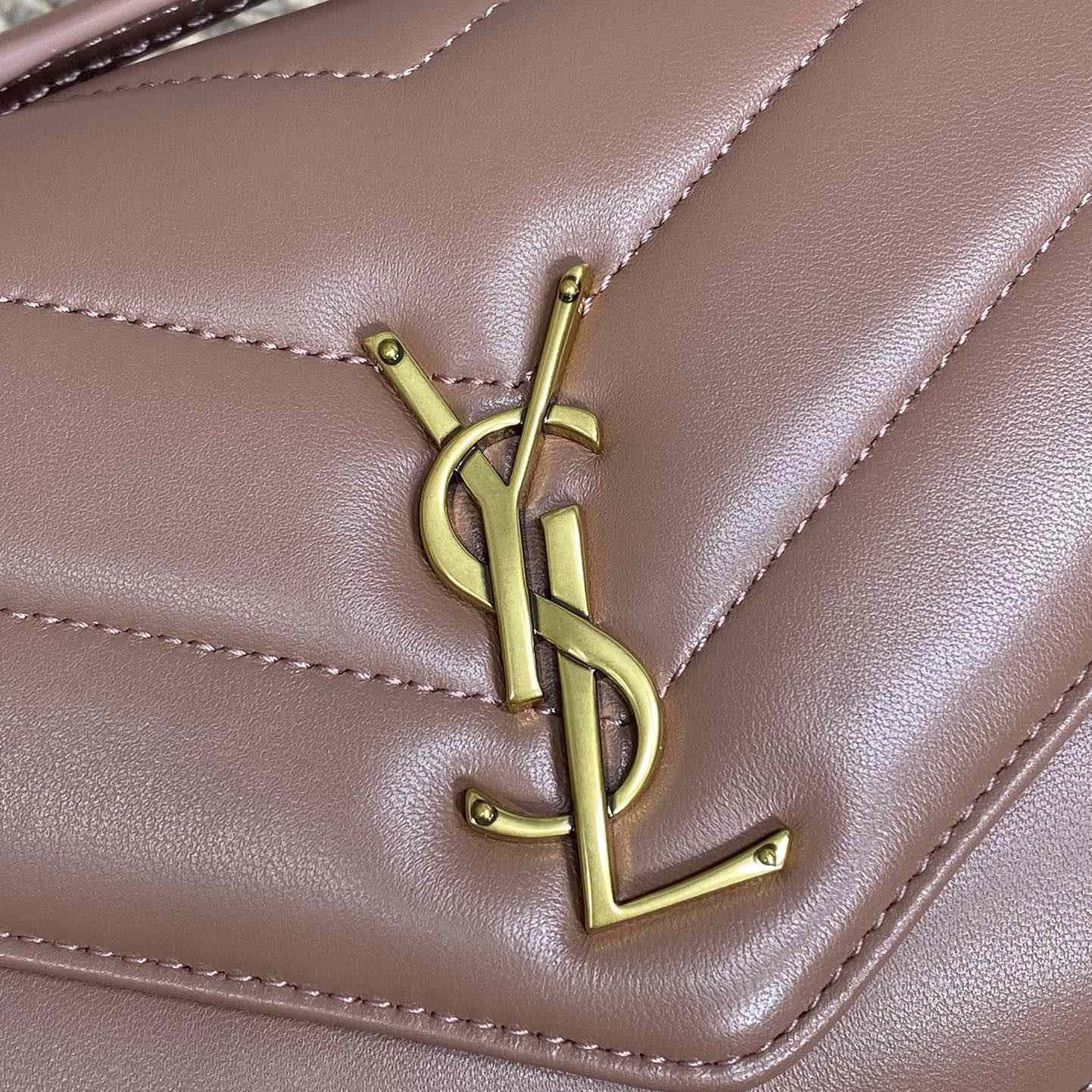 Saint Laurent Loulou Small In Matelasse Lambskin - DopestKickz