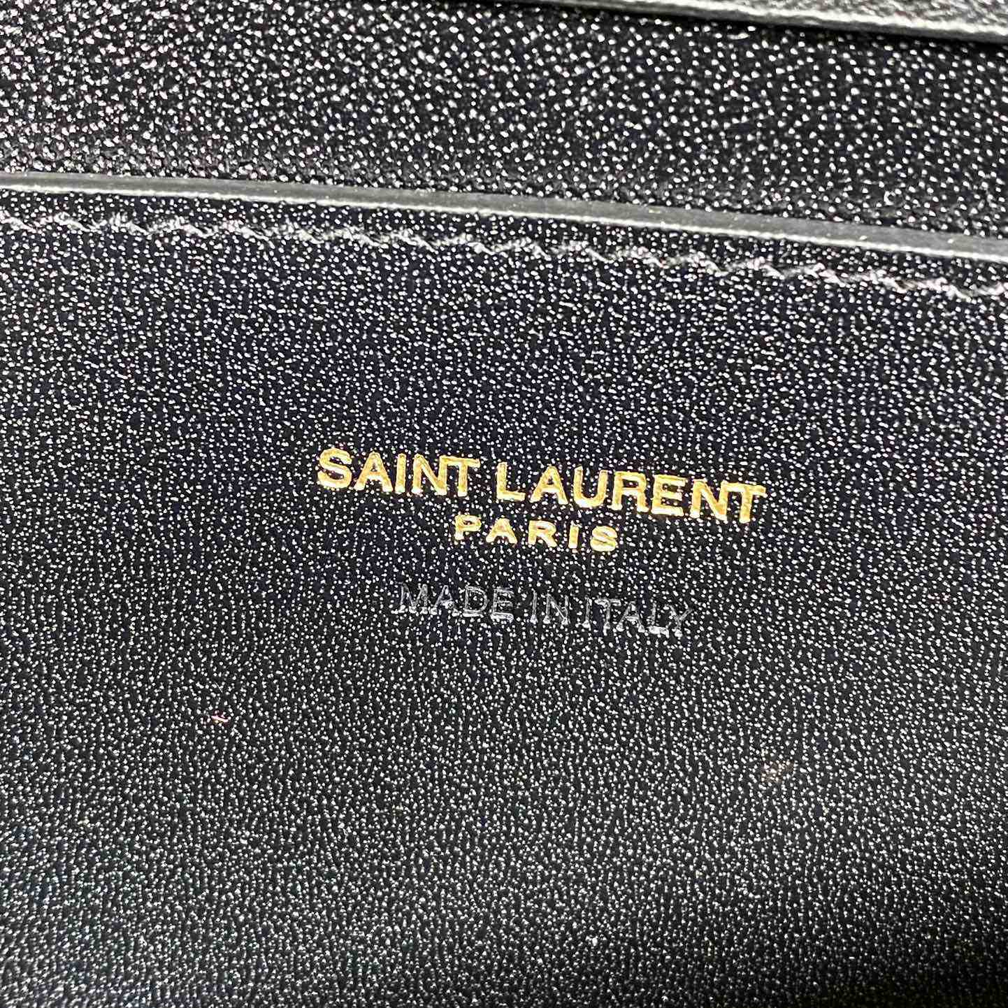 Saint Laurent Mini Voltaire In Patent Leather - DopestKickz