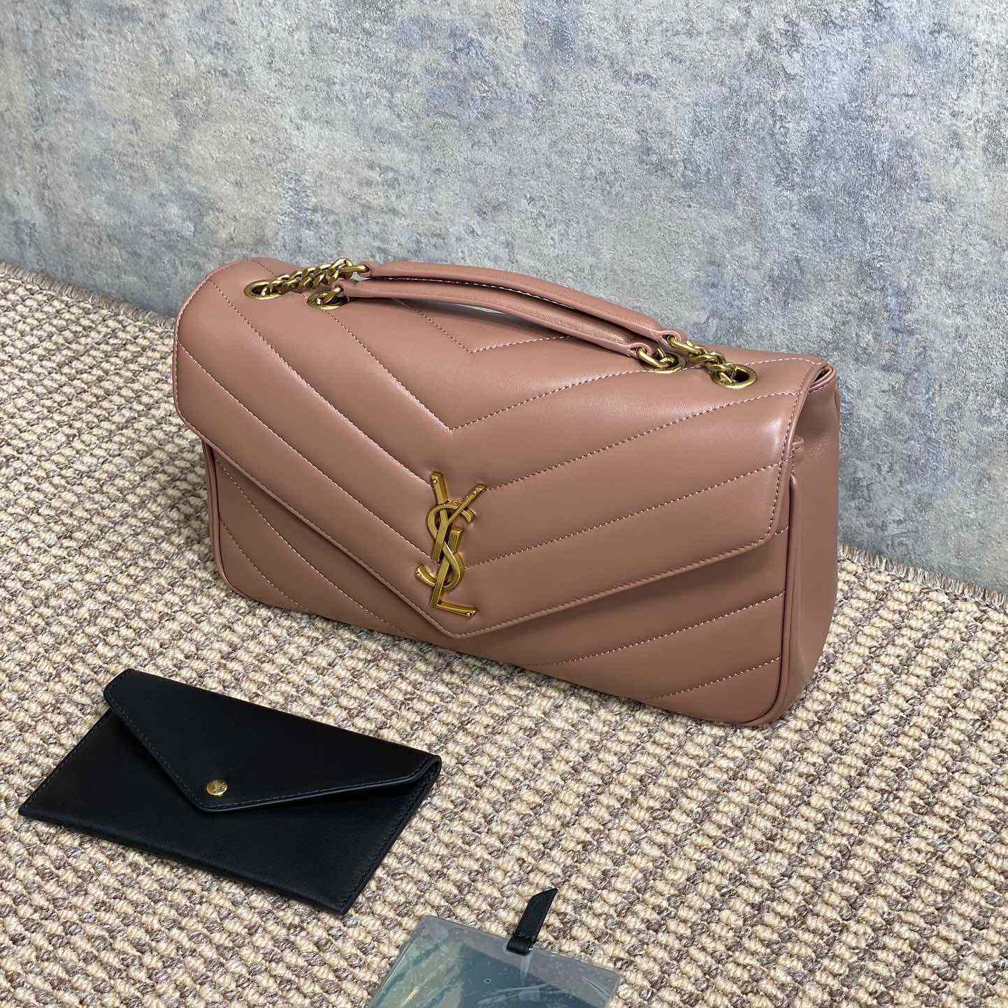 Saint Laurent Loulou Medium In Matelasse Lambskin - DopestKickz