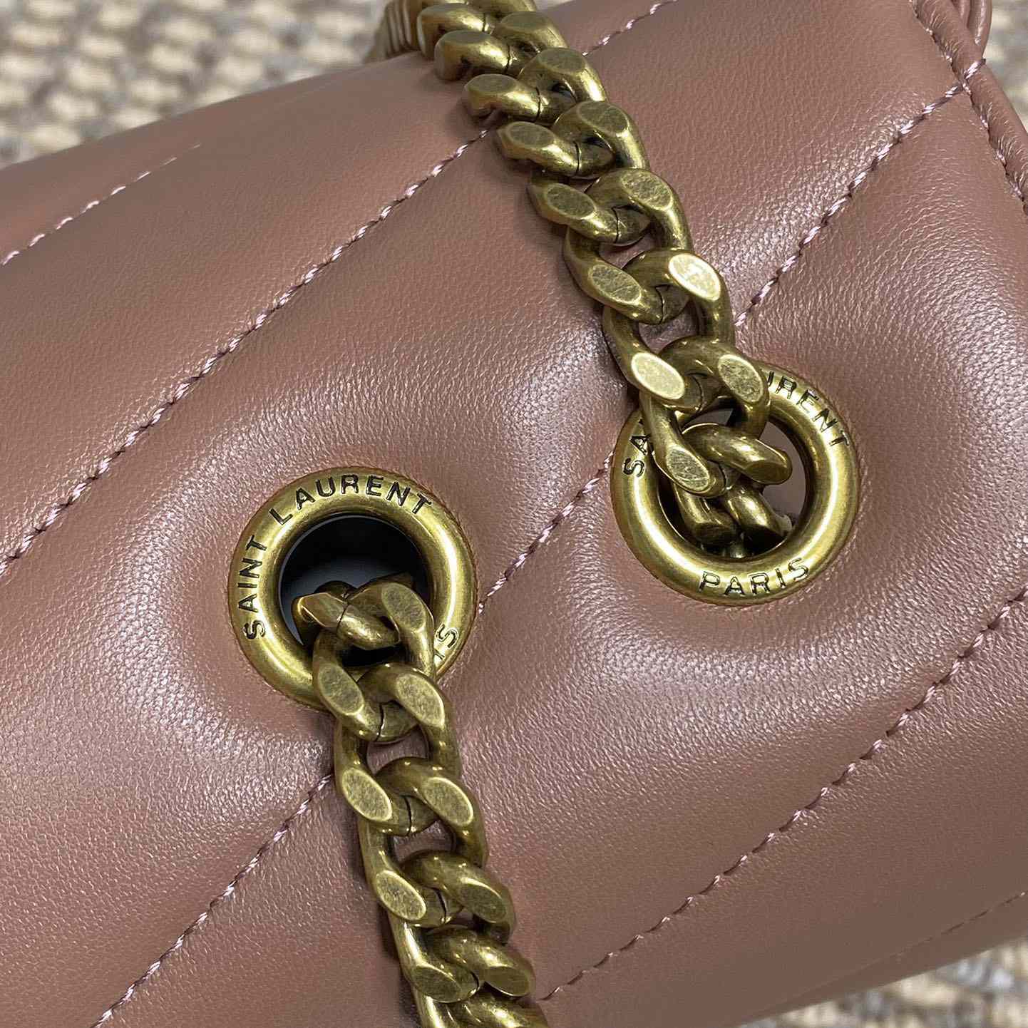 Saint Laurent Loulou Medium In Matelasse Lambskin - DopestKickz