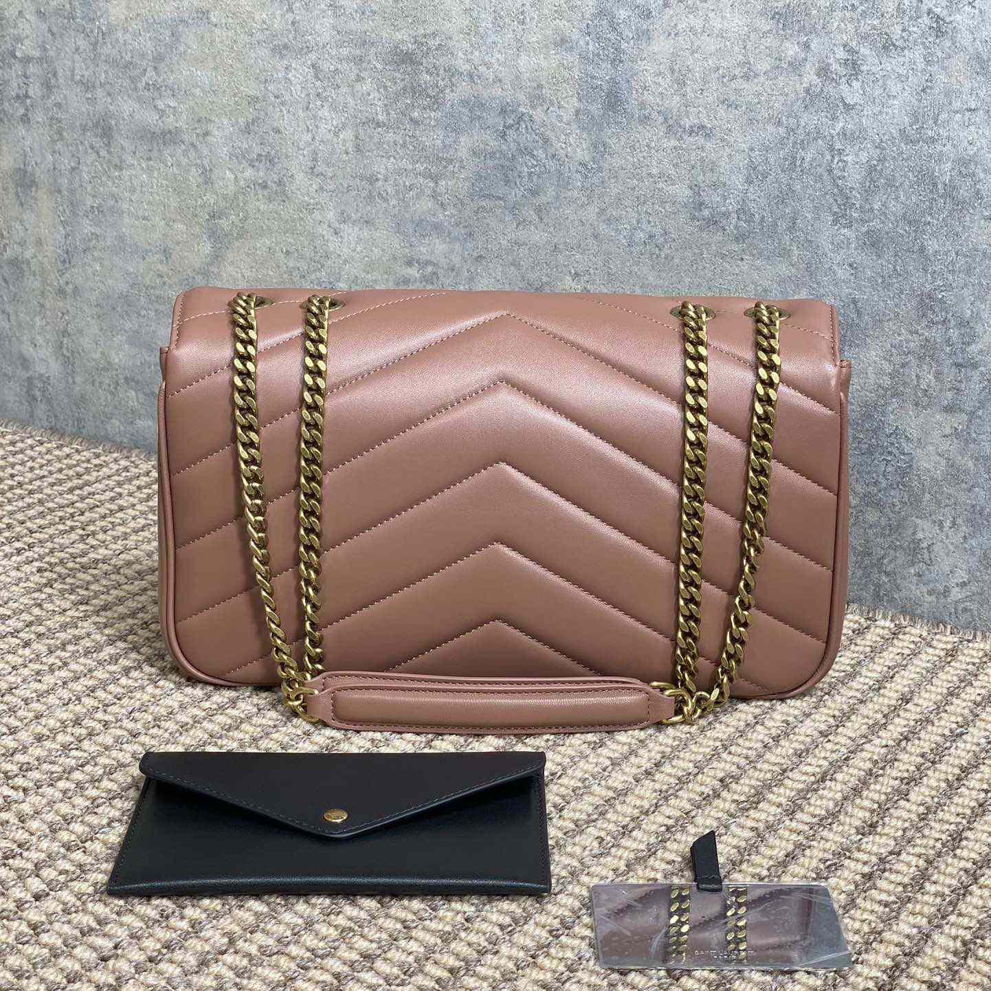 Saint Laurent Loulou Medium In Matelasse Lambskin - DopestKickz