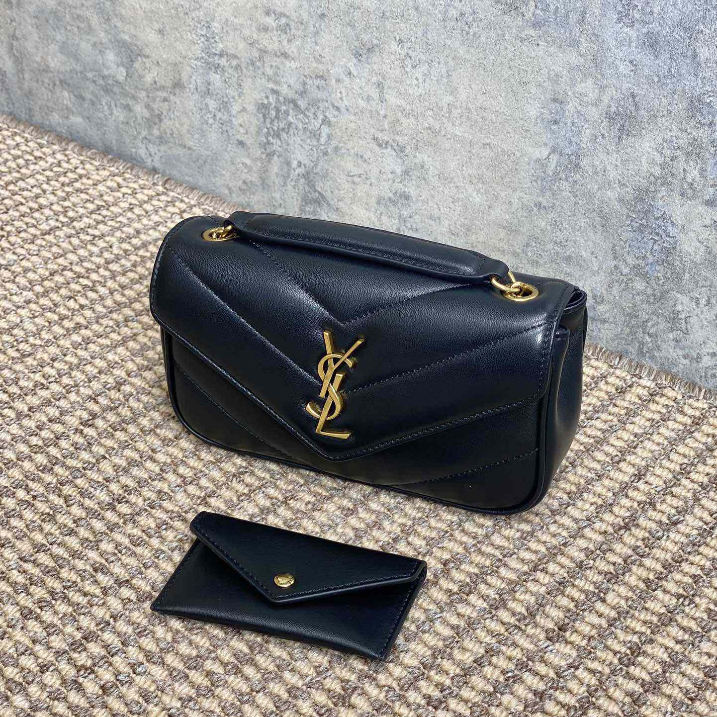 Saint Laurent Loulou Mini In Lambskin - DopestKickz