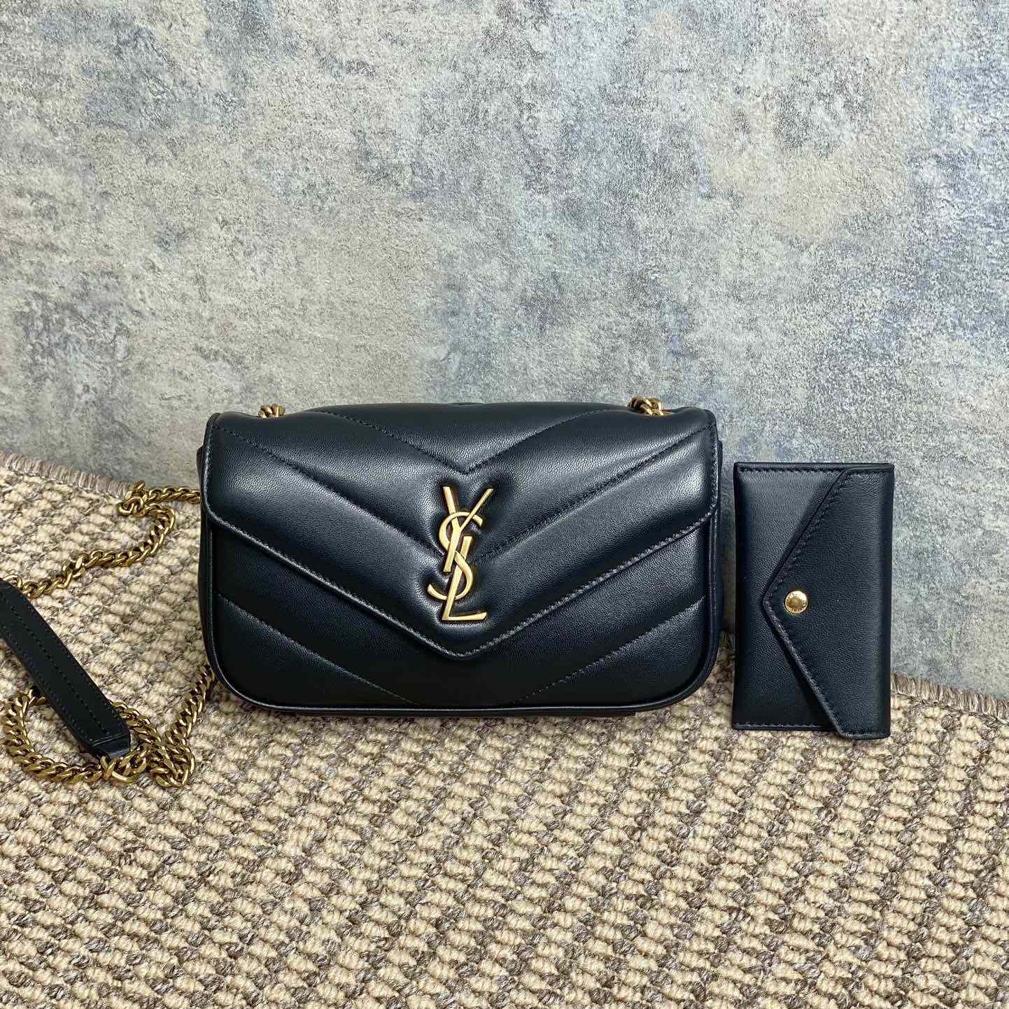 Saint Laurent Loulou Mini In Lambskin - DopestKickz