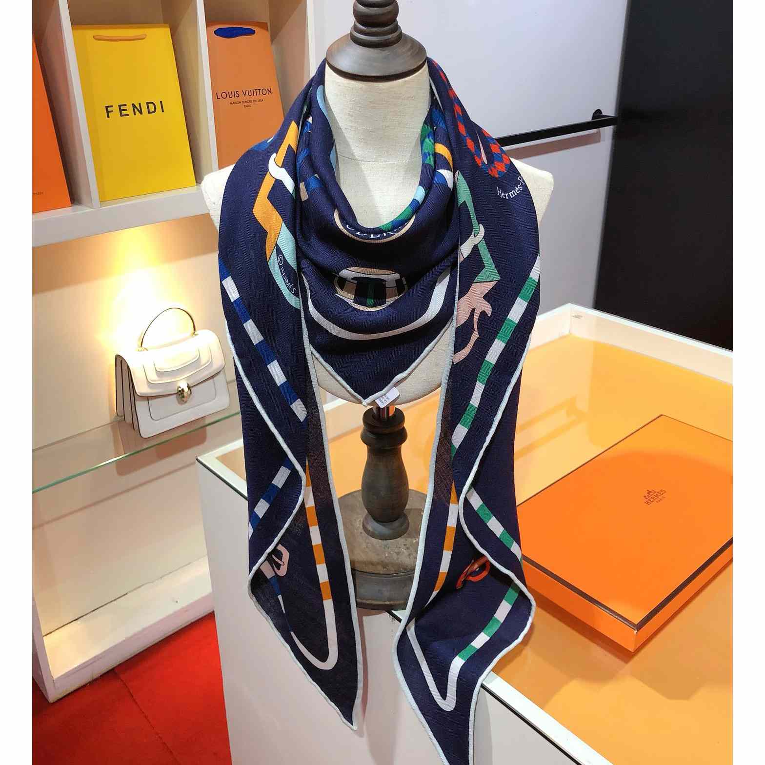 Hermes Bouclerie Moderne En Casaques Giant Triangle - DopestKickz