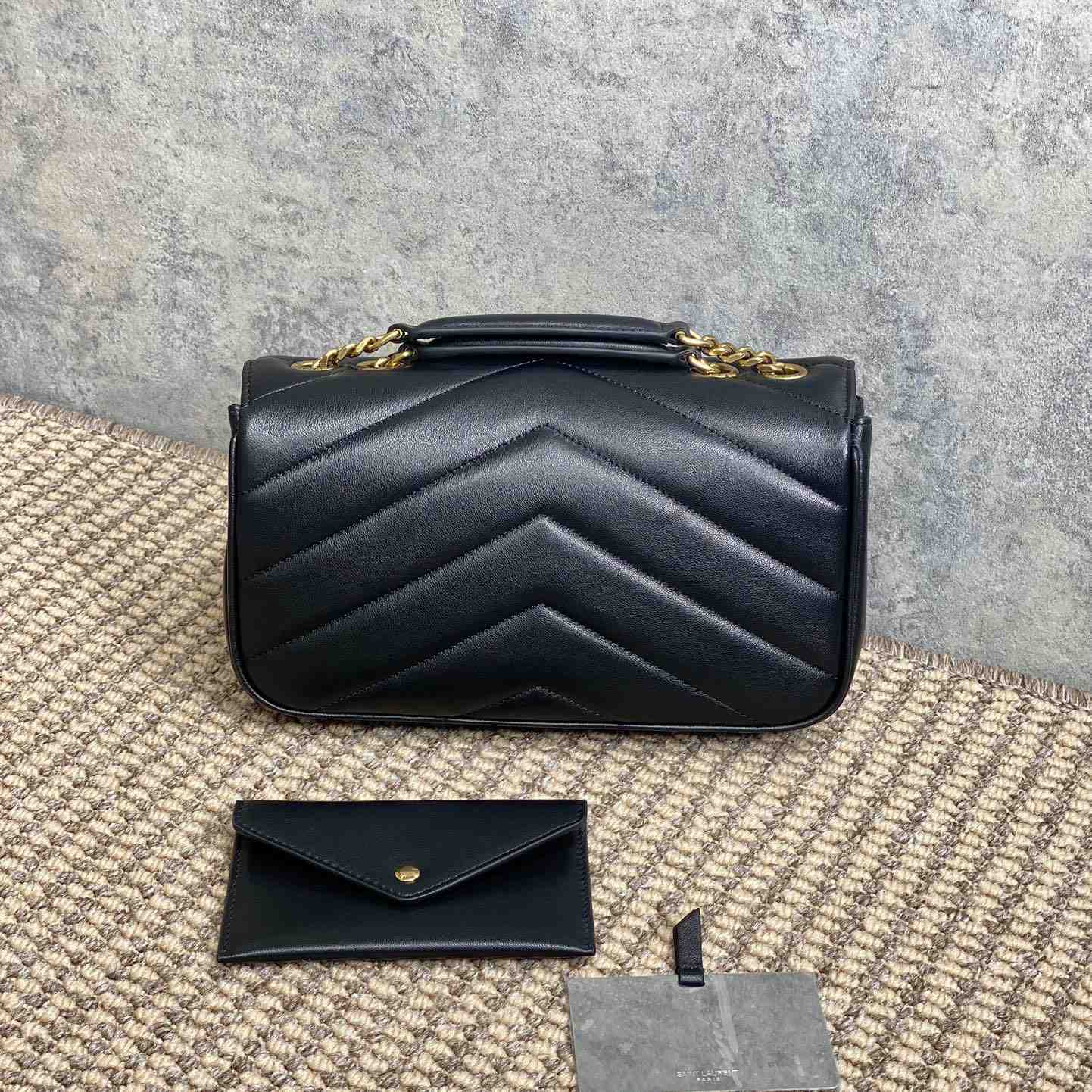 Saint Laurent Loulou Small In Matelasse Lambskin - DopestKickz