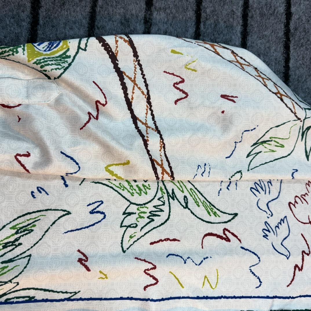 Casablanca Crayon Tennis Club Shirt  - DopestKickz