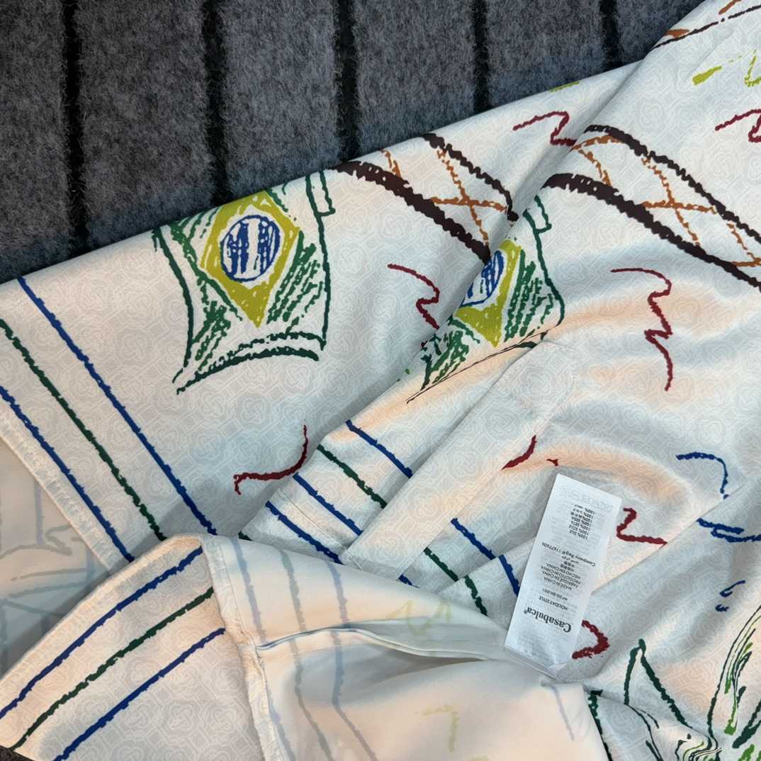 Casablanca Crayon Tennis Club Shirt  - DopestKickz