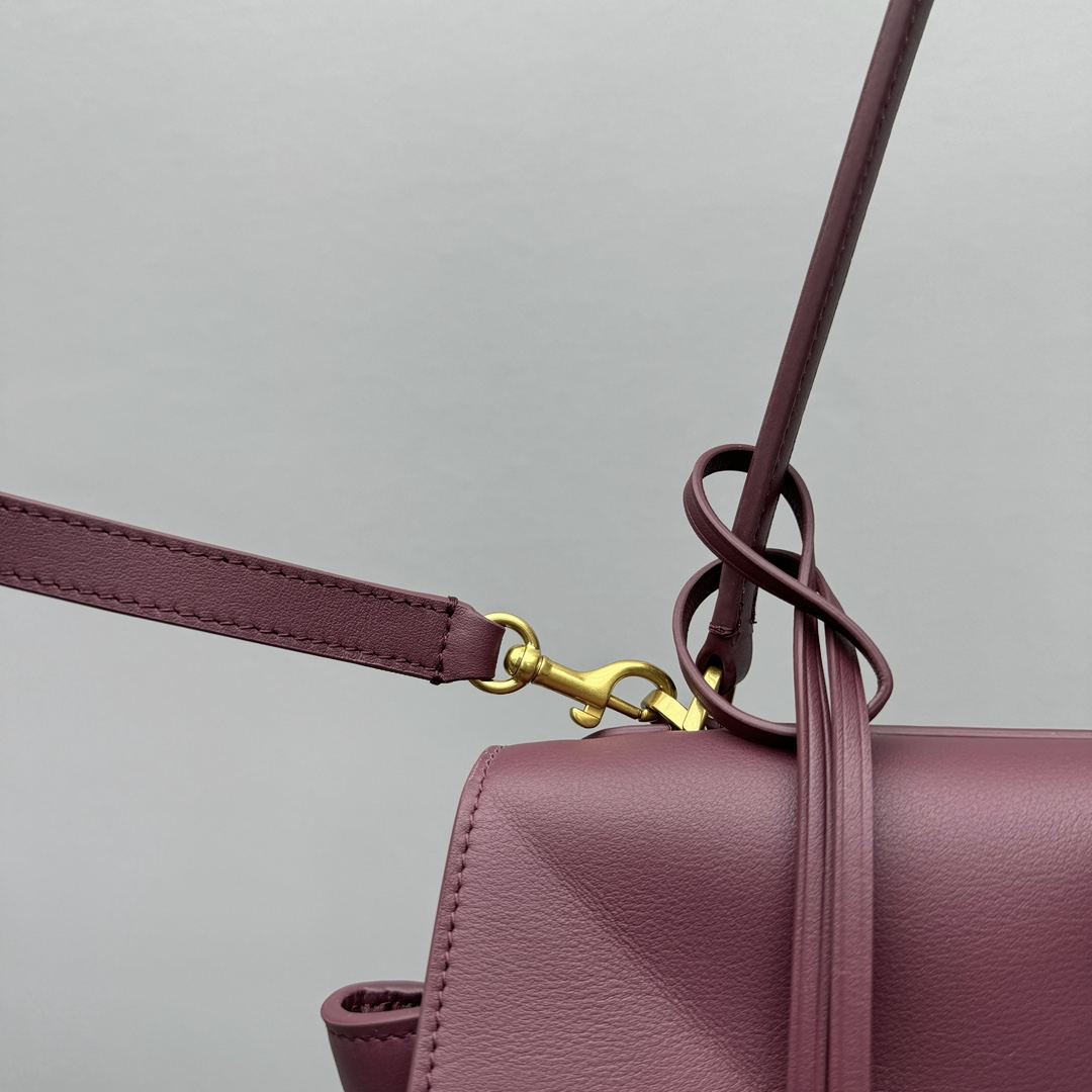 Balenciaga Rodeo Medium Handbag In Burgundy - DopestKickz