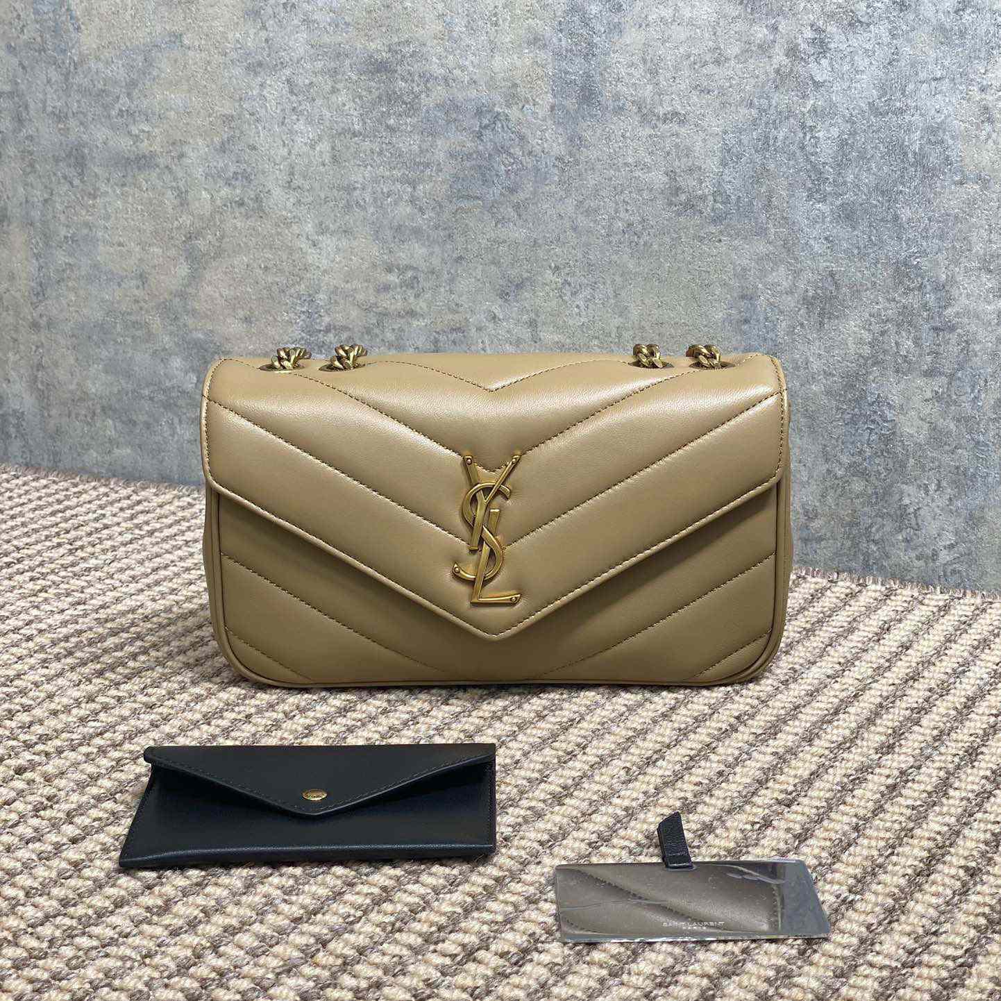 Saint Laurent Loulou Small In Matelasse Lambskin - DopestKickz