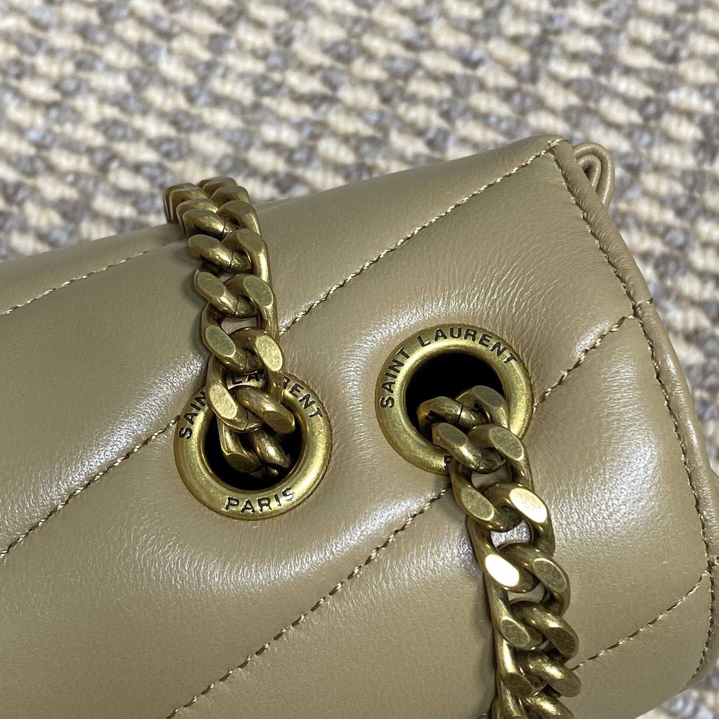 Saint Laurent Loulou Small In Matelasse Lambskin - DopestKickz