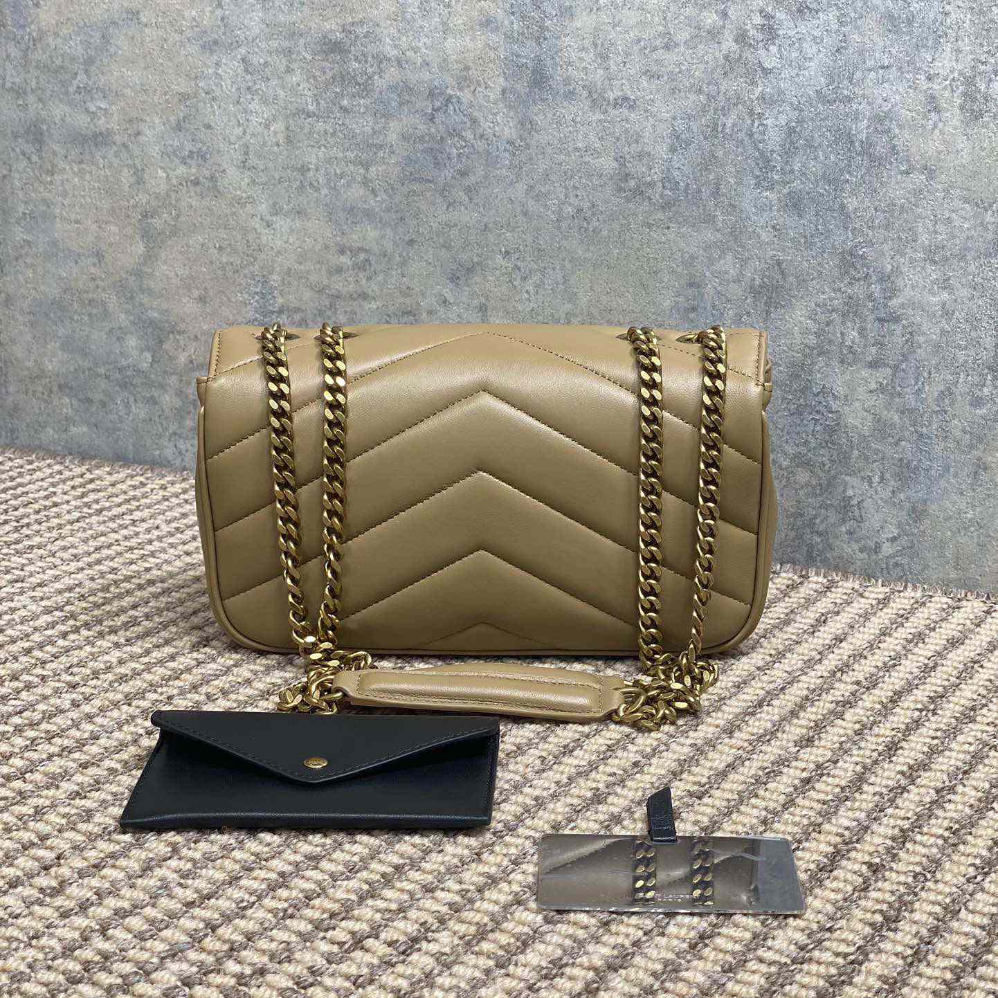 Saint Laurent Loulou Small In Matelasse Lambskin - DopestKickz