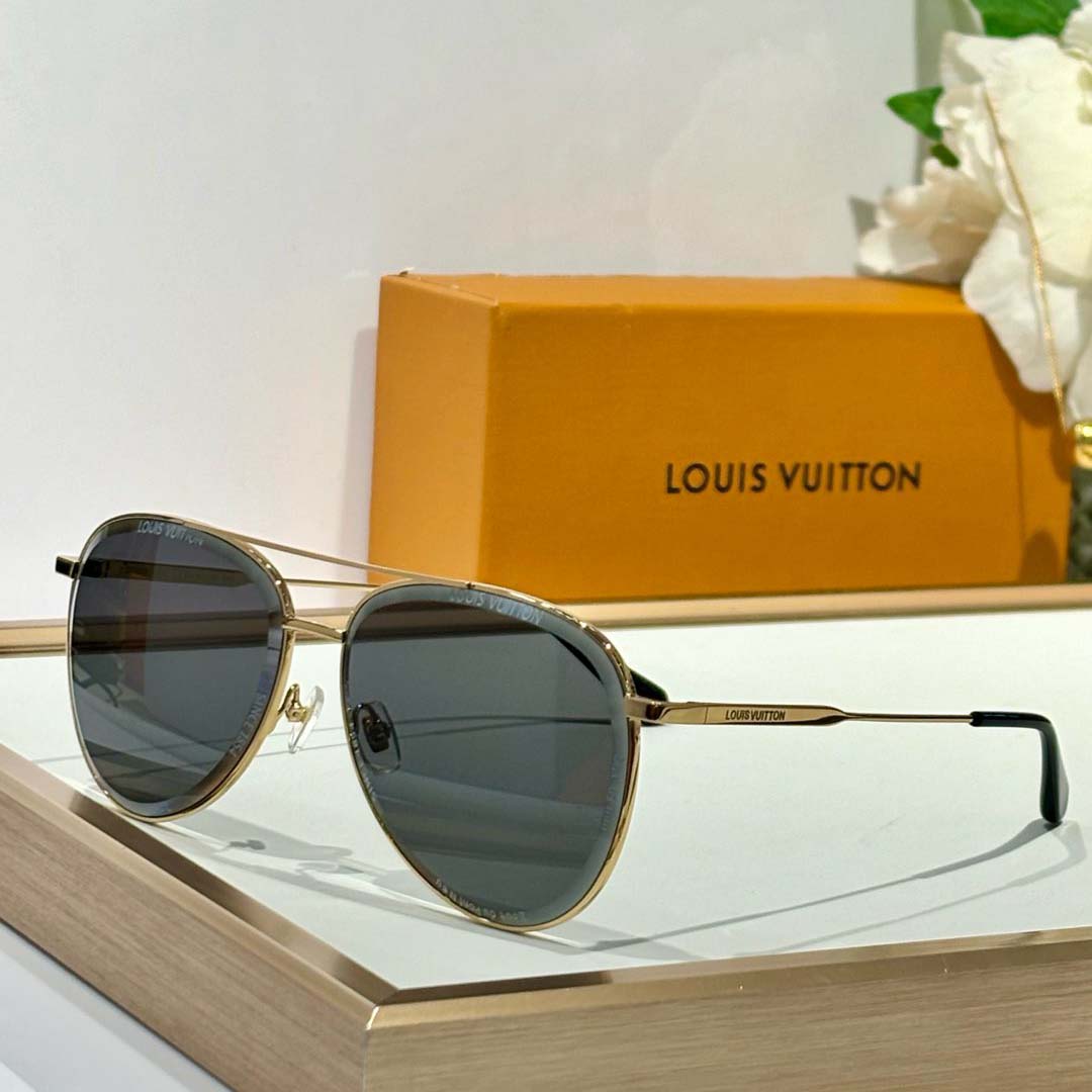 Louis Vuitton LV Super Vision Metal Pilot Sunglasses   Z2625U - DopestKickz