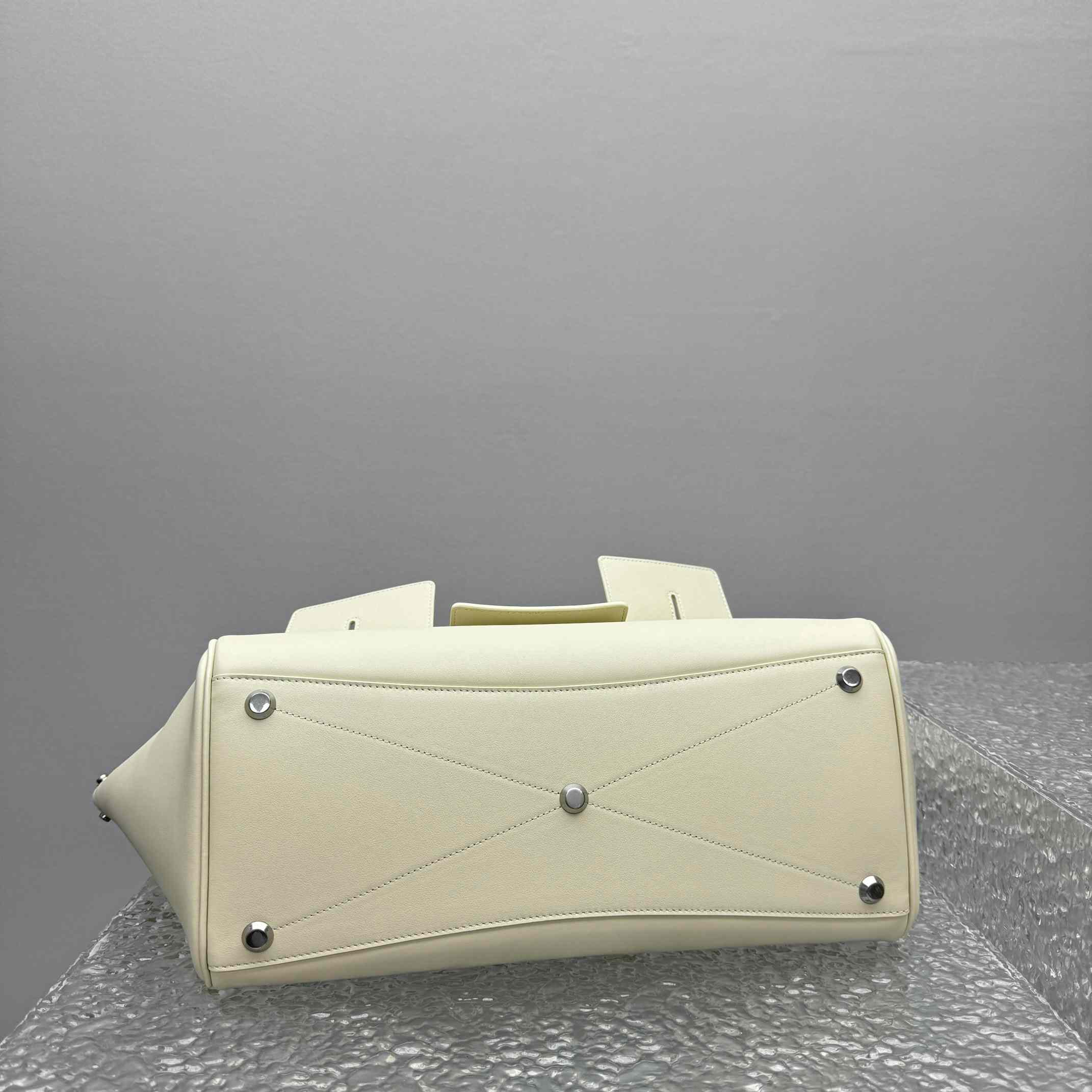 Balenciaga Bel Air Medium Carry All Bag In Soya - DopestKickz