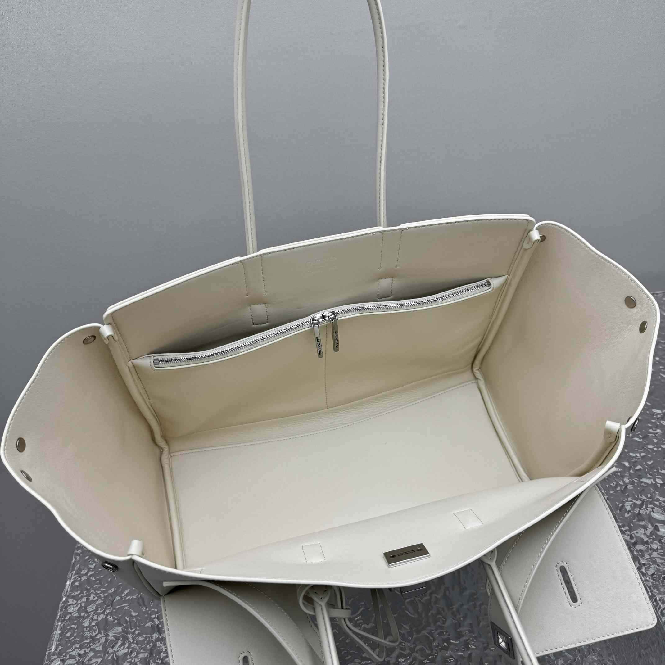 Balenciaga Bel Air Medium Carry All Bag In Soya - DopestKickz