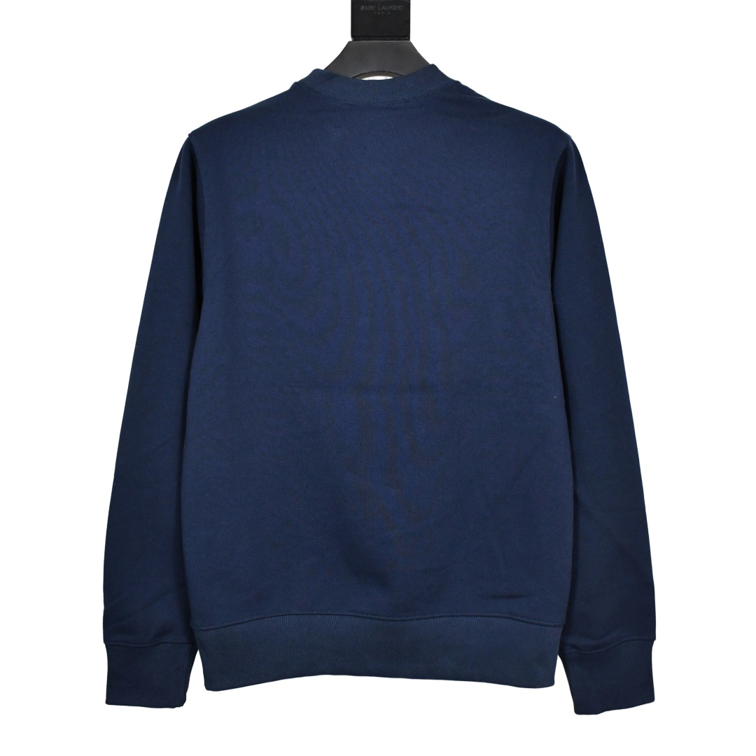 Supreme Kanji Logo Crewneck 'Navy blue' - DopestKickz